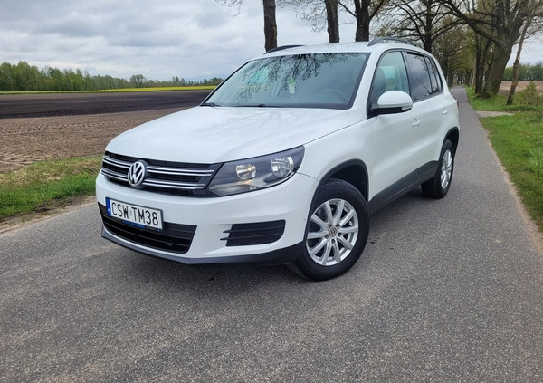 Volkswagen Tiguan cena 49600 przebieg: 195000, rok produkcji 2014 z Świecie małe 466